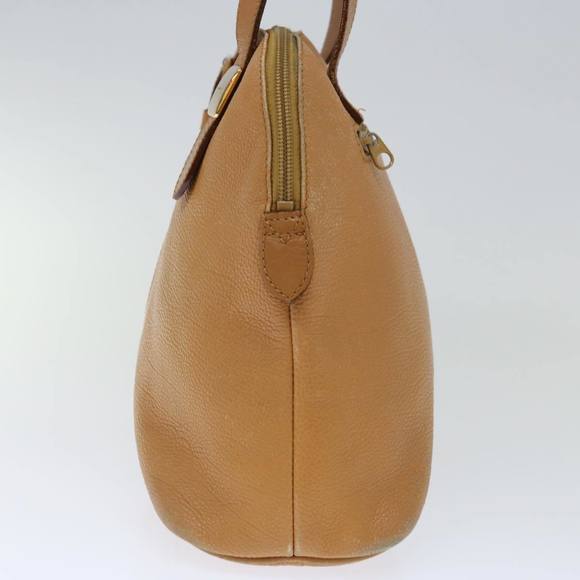 BURBERRY Hand Bag Leather Beige Auth ti1623 - Picture 4 of 16